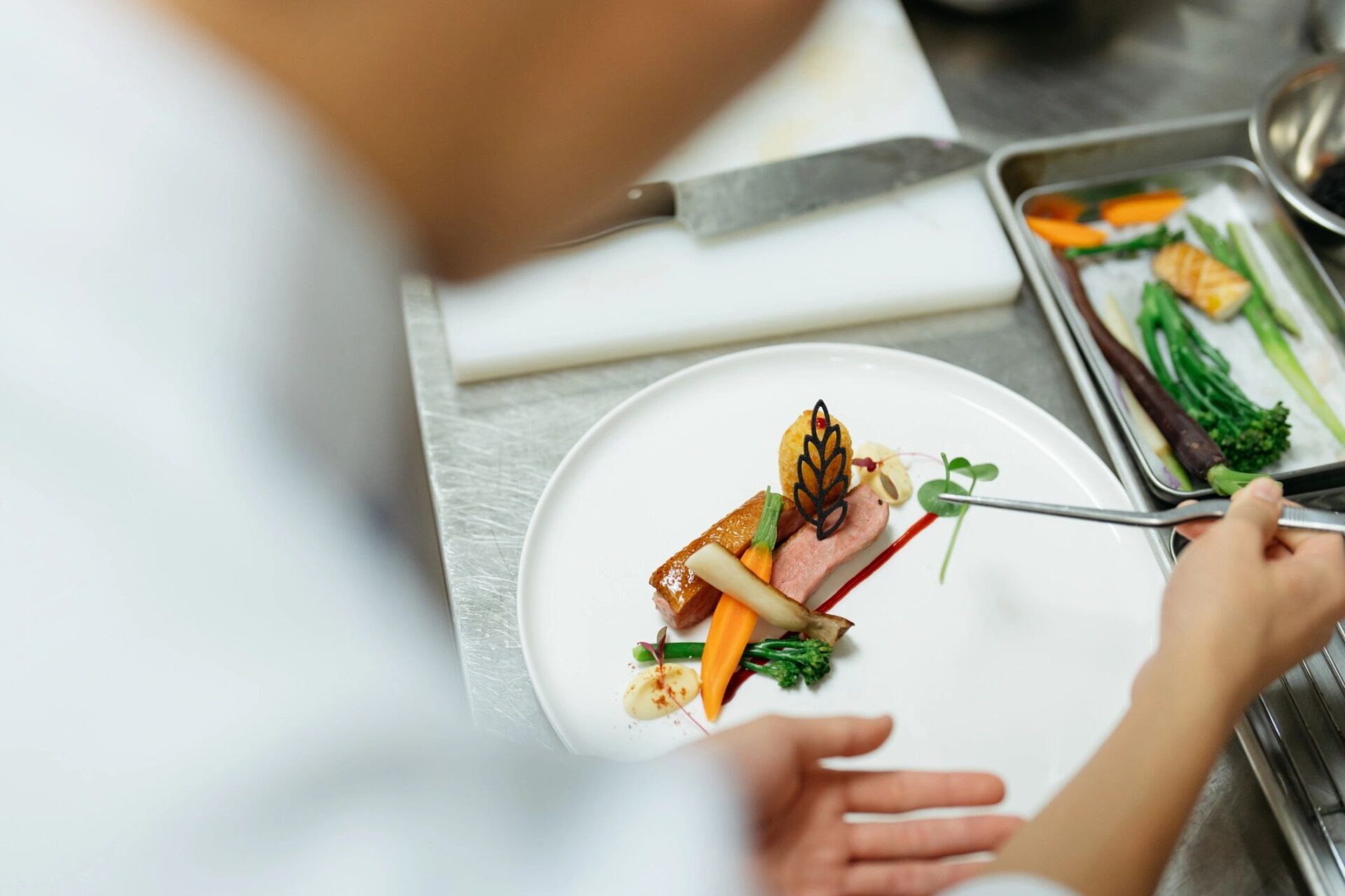 food writing restaurant dish elegant
